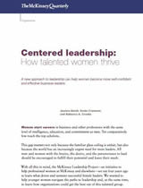 Centered leadership: How talented women thrive