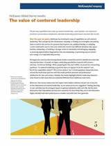The value of centered leadership: McKinsey Global Survey results
