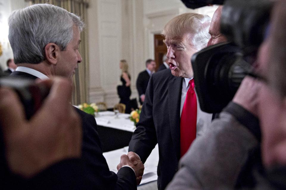 Should Jamie Dimon Have Quit Trump’s Business Advisory Council?