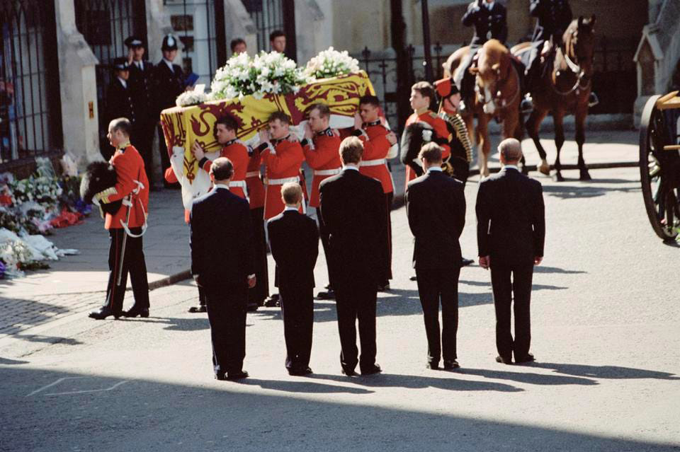 The funeral of Diana, Princess of Wales at Westminster Abbey 